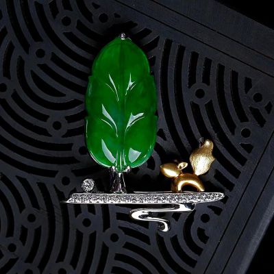 星辰缀•福叶 胸针