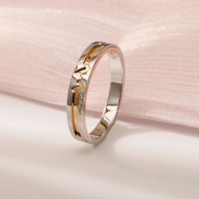 18K金钻石对戒(女戒)