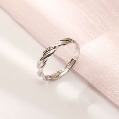 18K金钻石对戒(男戒)