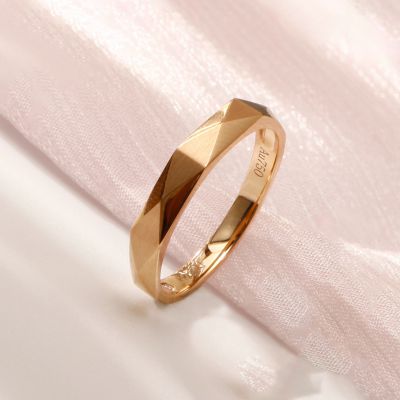 18K金钻石对戒（男戒）