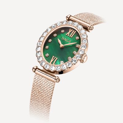 SAGA世家女士手表新款小众轻奢高级设计感轻奢官方正品名牌手表女