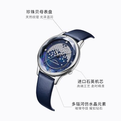 SAGA世家航天纪念款女表2022年新款时尚简约女士腕表轻奢石英