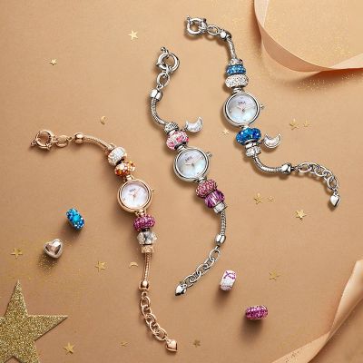 SAGA世家手表女款表设计感时尚百搭高级款时来运转串珠手链手腕表