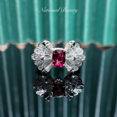 18K鸽血红宝石戒指