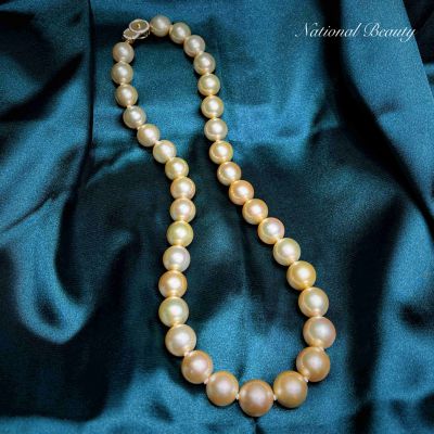 18K金钻石珍珠项链