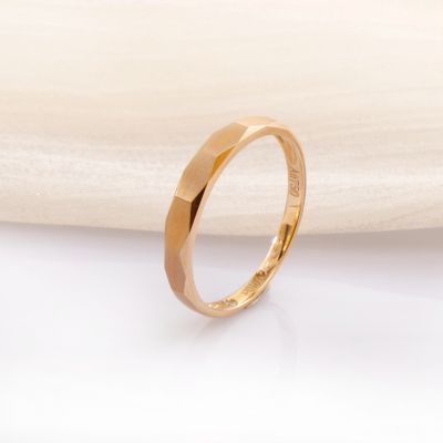 18K金钻石情侣对戒(男款)