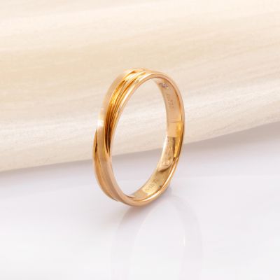 18K金钻石情侣对戒(男款)