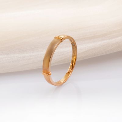 18K金钻石情侣对戒(男款)