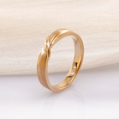 18K金钻石情侣对戒(男款)