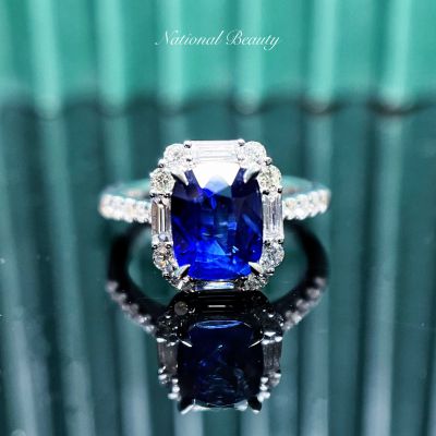 金750蓝宝石戒指