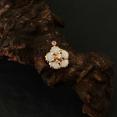 18K金贝壳吊坠(雨水)