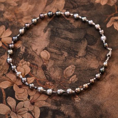 珍珠项链(银925扣)