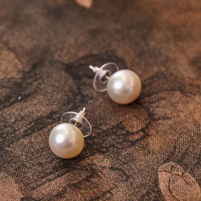 18K金珍珠耳饰