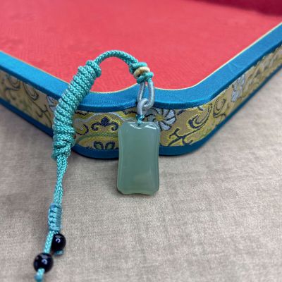 和田玉无事牌挂件素玉