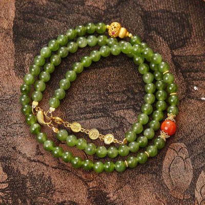 S925银 和田玉项链