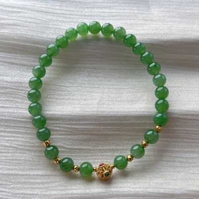 S925银和田玉手链