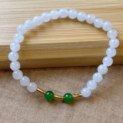 S925银和田玉手链