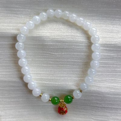 S925银和田玉手链