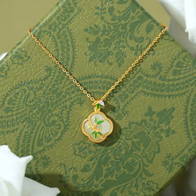 S925银和田玉 项链