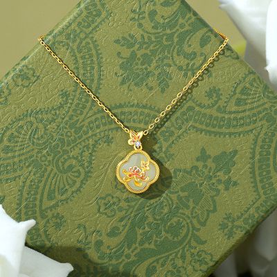 S925银和田玉 项链