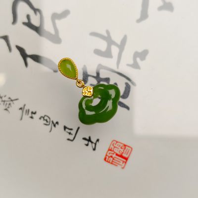 S925银和田玉 吊坠