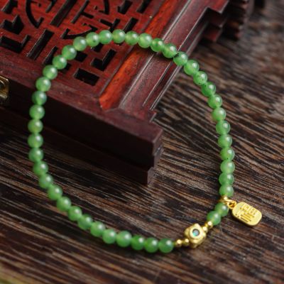 S925银和田玉手串