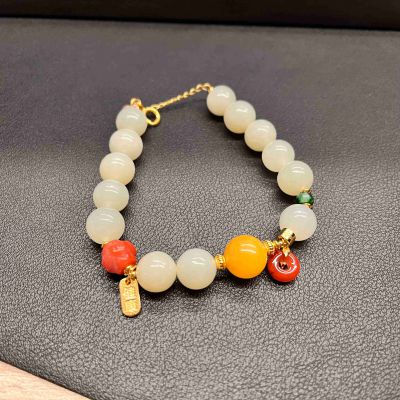 S925银和田玉手串