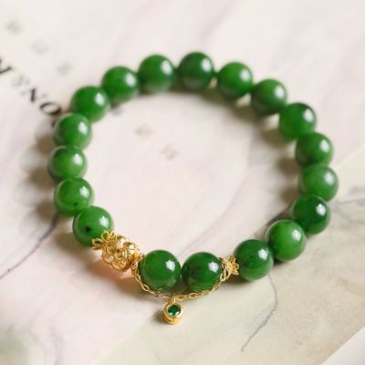 S925银和田玉 手链