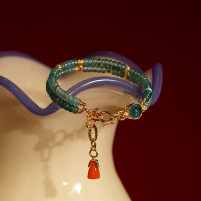 S925银和田玉 手链