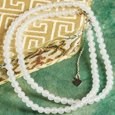 S925银和田玉 项链