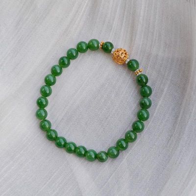 S925银和田玉 手链