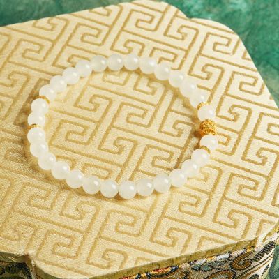 S925银和田玉 手链