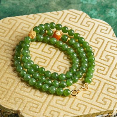 S925银和田玉 项链