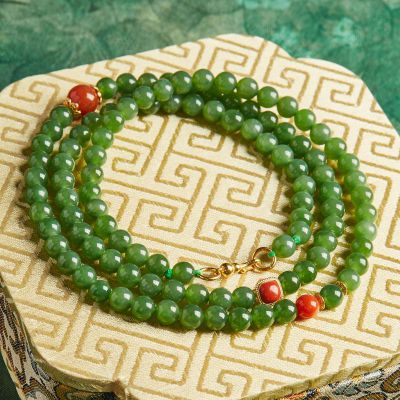 S925银和田玉 项链