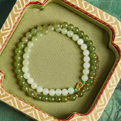 S925银和田玉 项链