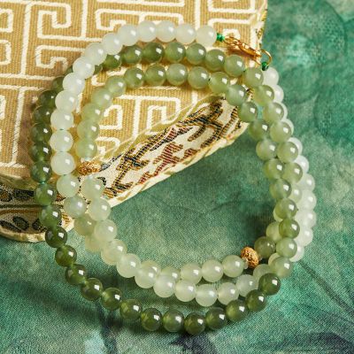 S925银和田玉 项链