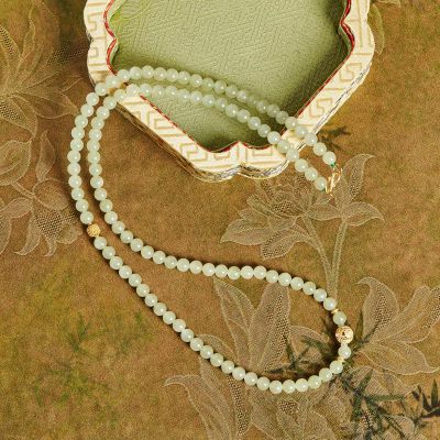 S925银和田玉 项链