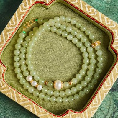 S925银和田玉 项链