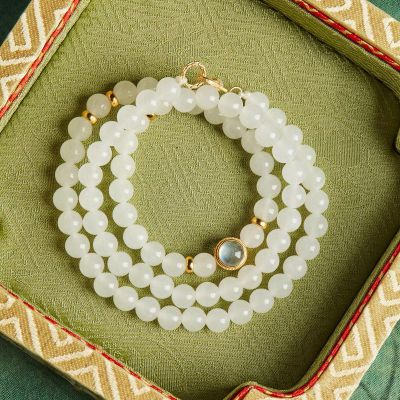 S925银和田玉 项链