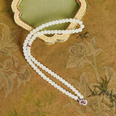 S925银和田玉 项链