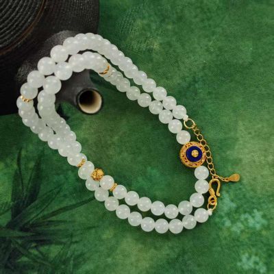 S925银和田玉 项链