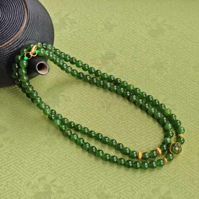 S925银和田玉 项链