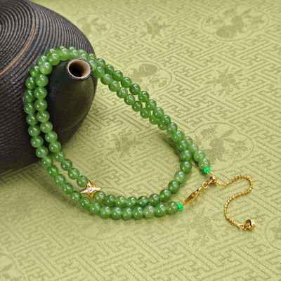 S925银和田玉 项链