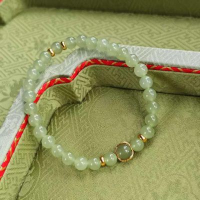 S925银和田玉 手链