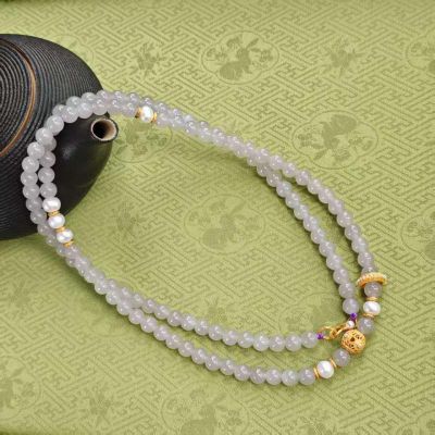 S925银和田玉 项链