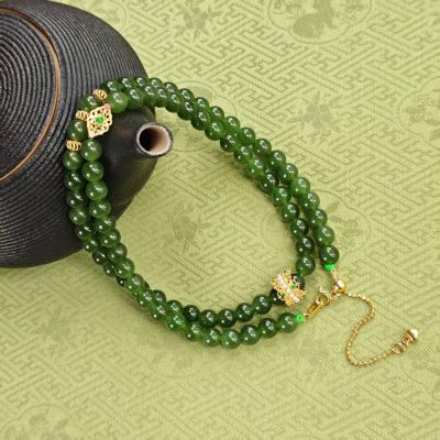 S925银和田玉 项链