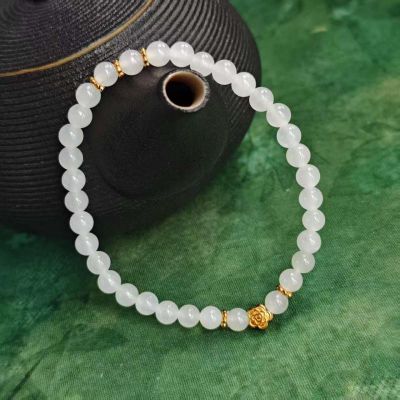 S925银和田玉 手链